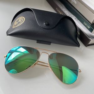 Ray - ban aviator flash green